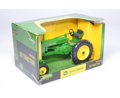 Ertl 1/16 Farm model issue comprising John Deere Model 50 Tractor. Excellent and secure in box. 