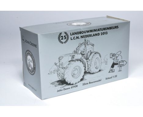 Siku farm model issue comprising Limited Edition John Deere 6190R Tractor L.C.N. 2013. Excellent and secure in very good box.
