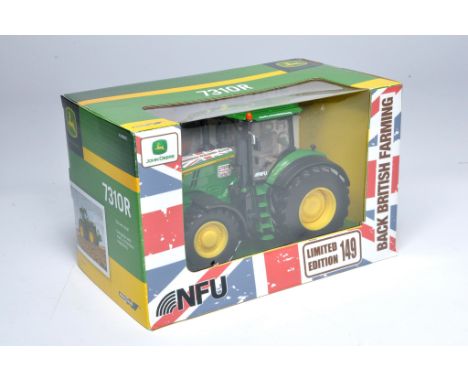 Britains based Code 3 1/32 farm model issue comprising Limited Edition no.149 John Deere Tractor NFU's Back British Farming S
