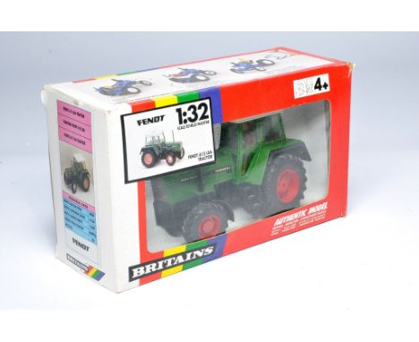 Britains 1/32 farm model issue comprising Fendt 615 LSA Tractor. Displays excellent in good to very good original box. 