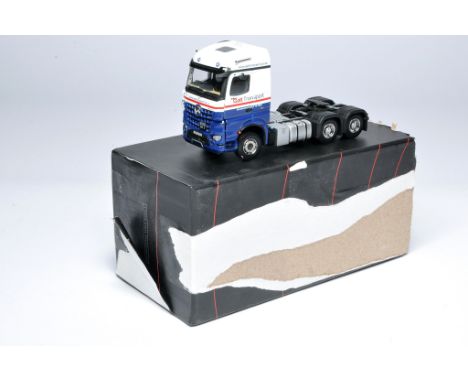 IMC diecast model truck issue comprising Mercedes Arocs in the livery of Galt. In need of repair. 