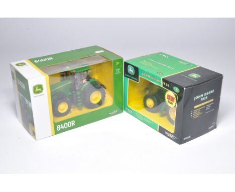 Britains 1/32 Farm models comprising John Deere 7820 and 8400R Tractor issues. Excellent and secure in boxes. 