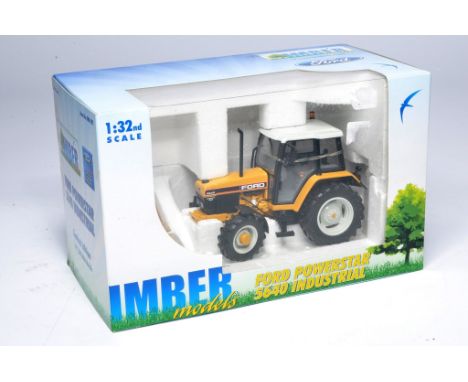 Imber Models 1/32 farm model issue comprising Ford Powerstar 5640 Industrial Tractor. Unopened hence excellent and secure in 