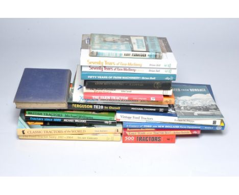 A group of Tractor publications and literature relating to books on Ford, Ferguson, and general machinery topics by various w