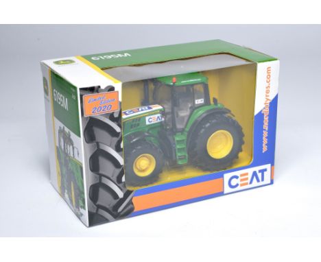 Britains 1/32 farm model issue comprising Limited Edition 2020 John Deere 6195M Tractor Nordic Tyres Model . Excellent and se