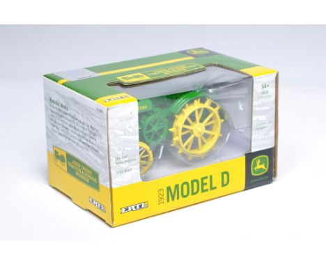 Ertl 1/32 farm model issue comprising John Deere 1923 Model Tractor. Excellent and secure in very good to excellent box. 
