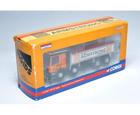 Corgi 1/50 model truck issue comprising CC13609 DAF CF Tipper in the livery of Thomas Armstrong(Holdings)Ltd, would appear co