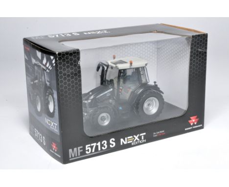Universal Hobbies 1/32 farm model issue comprising Limited Edition Massey Ferguson 5713 S Next Edition Tractor. Excellent and