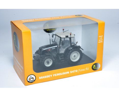 Universal Hobbies 1/32 farm model issue comprising Limited Edition Massey Ferguson 5470 Fauchi Tractor. Excellent and secure 