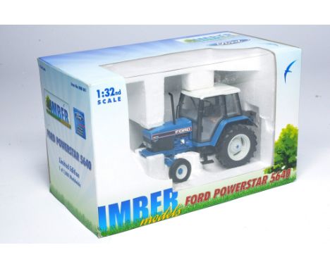 Imber Models 1/32 farm model issue comprising Ford Powerstar 5640 Tractor. Excellent and secure in  box. 