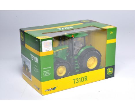 Britains (2021) 1/32 farm model issue comprising No. 43088A1 John Deere 7310R Tractor. Excellent and secure in very good to e