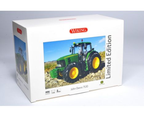 Wiking 1/32 farm model issue comprising Limited Edition John Deere 7530 Tractor. Excellent and secure in very good to excelle