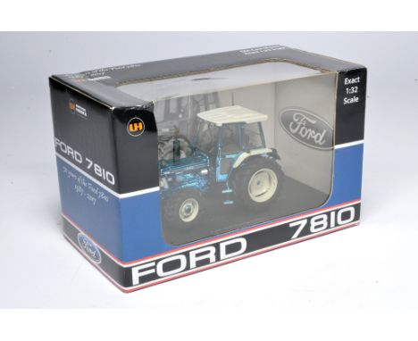 Universal Hobbies 1/32 farm model issue comprising Ford 7810 Special Edition '30 years of the Ford 7810' Metallic Blue Tracto