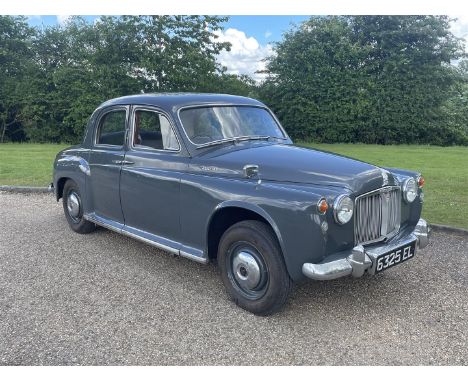 1960 Rover P4 100 Make: Rover Model: P4 100Year: 1960Mileage: 40587VIN: 650003500Configuration: Right Hand DriveRegistration: