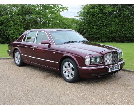 2002 Bentley Arnage Red LabelMake: Bentley Model: Arnage Red Label Year: 2002Mileage: 49000VIN: SCBLC31E31CH06403Configuratio