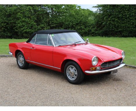 1968 Fiat 124 Spider LHD Make: FiatModel: 124 SpiderYear: 1968Mileage: 7224VIN: 4568Configuration: Left Hand DriveRegistratio