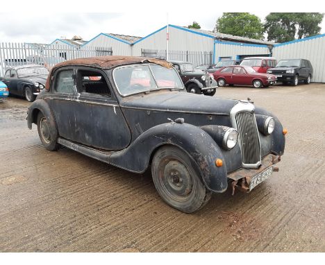 1946 Riley RMA 1.5Make: Riley Model: RMAYear: 1946Mileage: 70325VIN: Contact AuctioneerConfiguration: Right Hand DriveRegistr