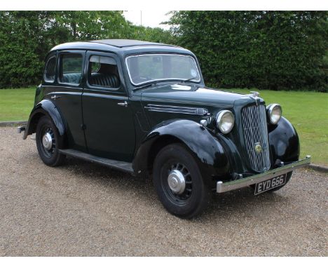 1940 Morris 12 Saloon Make: Morris Model: 12Year: 1940Mileage: 93800VIN: S3TW15388Configuration: Right Hand DriveRegistration