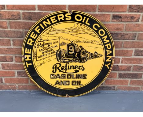  Enamel Circular The Refiners Oil Company SignMake: Contact AuctioneerModel: Contact AuctioneerYear: 0Mileage: 0VIN: Contact 