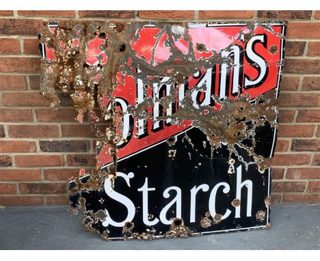 Enamel Colman's Starch Sign A/FMake: Contact AuctioneerModel: Contact AuctioneerYear: 0Mileage: 0VIN: Contact AuctioneerConfi