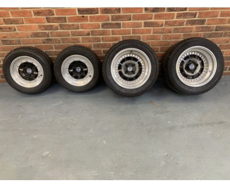 Set Of Four Original "Gottis" T 1/2 Wheels For A Mid Engine RenaultThe buyers premium for automobilia items, including regist