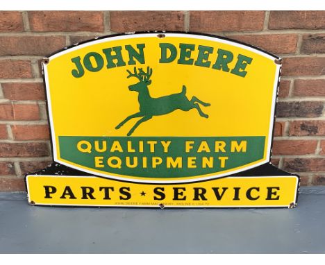 Enamel John Deere Farm Equipment SignMake: Contact AuctioneerModel: Contact AuctioneerYear: 0Mileage: 0VIN: Contact Auctionee