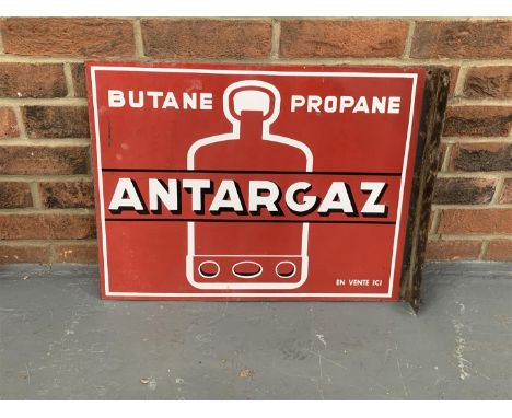 Enamel Double Sided &amp; Flanged Antargaz SignMake: Contact AuctioneerModel: Contact AuctioneerYear: 0Mileage: 0VIN: Contact