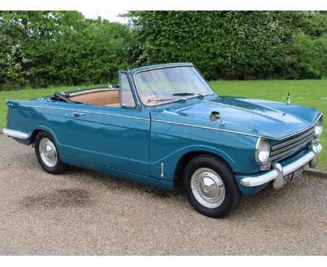 1969 Triumph Herald 13/60 Convertible Make: Triumph Model: Herald 13/60 ConvertibleYear: 1969Mileage: 89502VIN: GE43078CVConf