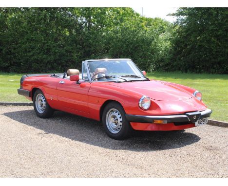 1983 Alfa Romeo 2000 Spider VeloceMake: Alfa Romeo Model: 2000 Spider Veloce Year: 1983Mileage: 185443VIN: ZAR11538002478042C