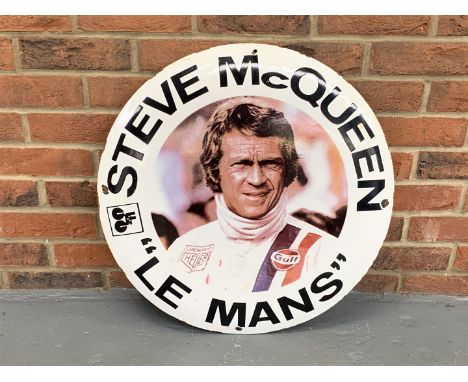  Enamel Convex Steve Mcqueen" Le Mans Sign"Make: Contact AuctioneerModel: Contact AuctioneerYear: 0Mileage: 0VIN: Contact Auc