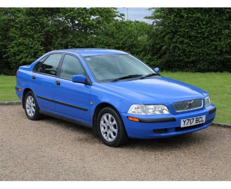 2001 Volvo S40 1.6i 33,300 miles from newMake: Volvo Model: S40 Year: 2001Mileage: 33300VIN: YV1VS10K31F718312Configuration: 