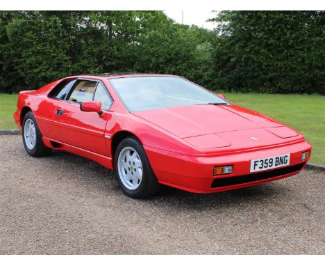 1989 Lotus Esprit X180 Make: Lotus Model: Esprit Year: 1989Mileage: 41900VIN: SCC085912KHD13414Configuration: Right Hand Driv