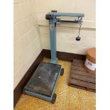 Howe Richardson Floor Scale on Casters