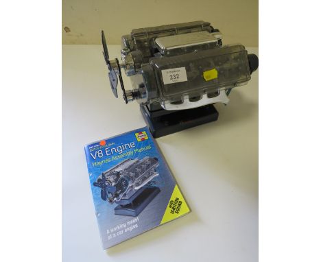 A HAYNES BUILD YOUR OWN V8 ENGINE WITH IGNITION SOUND AND MANUAL 