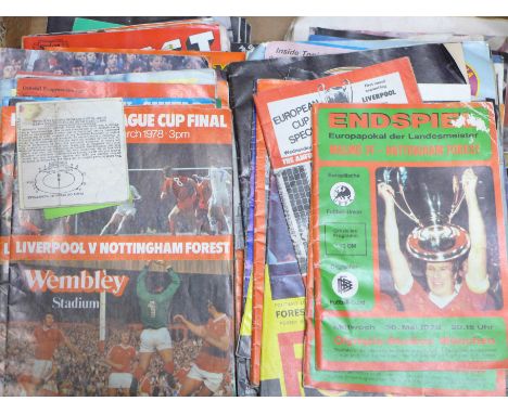 Nottingham Forest; over seventy programmes, European Cup Final Malmo x2, ticket stubs, other European games, Cup Finals, and 