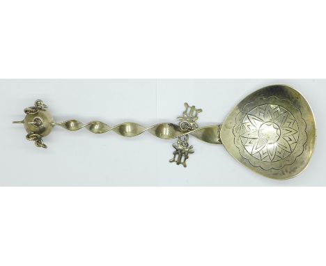 An .830 silver spoon, Juhls Kautokeino, Scandinavia, 57g 