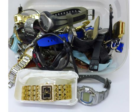 Wristwatches including Casio LCD 