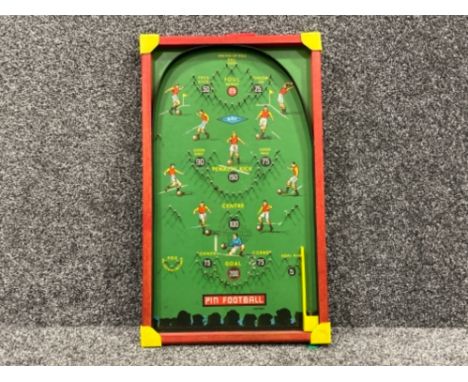 Pin football bagatelle board game