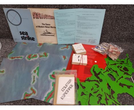 Vintage wargame Seastrike the game of modern naval warfare