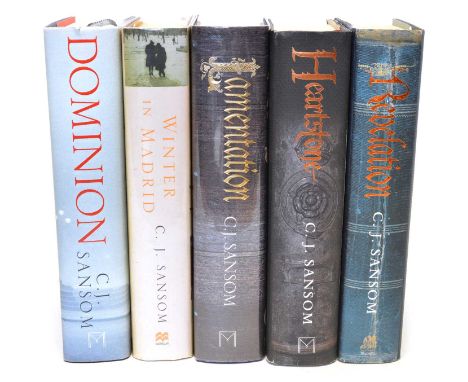 Five 1st Editions, Two Signed Sansom (C.J.) Sansom (C.J.). 5 volumes to include Revelation, 1st edition seventh impression, M