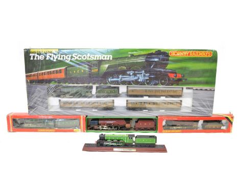 Hornby Flying Scotsman set and 3 locomotives Boxed Hornby OO gauge R778 The Flying Scotsman electric train set, with locomoti