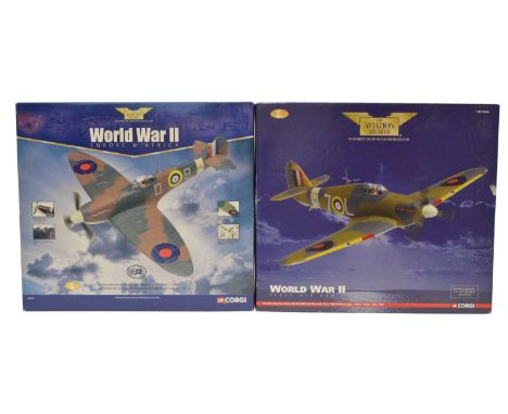 2 Corgi Aviation Archive 1:32 scale aircraft 2 Corgi Aviation Archive 1:32 scale aircraft to include a boxed World War II Eur