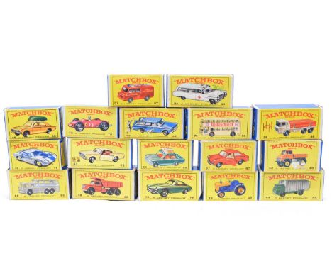 17 Lesney Matchbox Regular Wheels boxed cars and vehicles 17 Lesney Matchbox Regular Wheels boxed cars and vehicles to includ