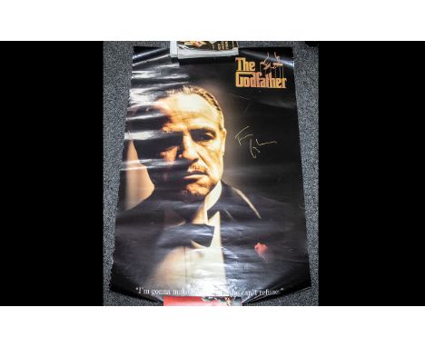 The Godfather Promo Maxi Poster Signed By Francis Ford Coppolla.  This item is very special indeed, and a must for any movie 