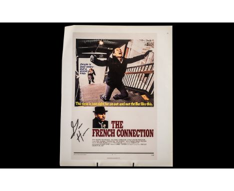 Gene Hackman The French Connection Rare Poster Book Page Proof SignedThis item is very special indeed, it was a gift from the