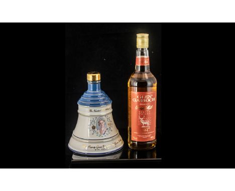 Bells Old Scotch Whisky in box; 4th August, 1990, plus a bottle of Glen-Garioch Single Malt, 1984 (2)