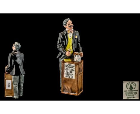 Royal Doulton - Ltd Edition Hand Painted Porcelain Figure - Exclusively For The International Collectors Club ' The Auctionee