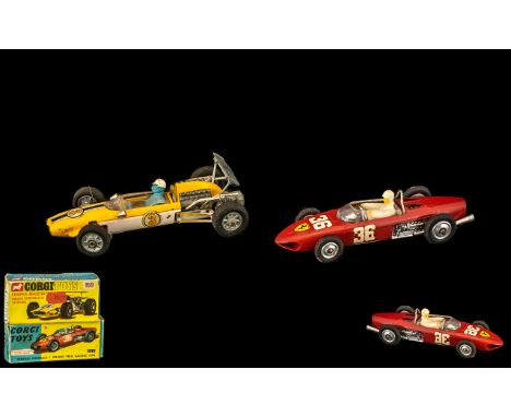 Boxed Corgi Cars (154 &amp; 159).   159 Cooper Maserati F/1, and 154 Ferrari Grand Prix Racing Car.  Please confirm condition