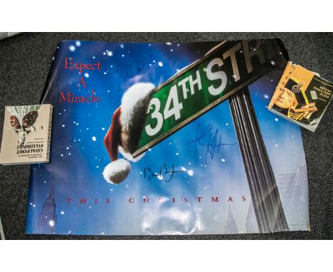 Richard Attenborough Rare Signed Quad Miracle On 34th Street Plus Director &amp; Composer.  This item is a very rare &amp; sp