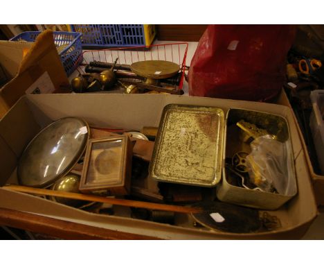 A collection of clock parts including 'cat gut' and other cord finials, mouldings, etc., (two boxes and one bag)